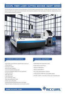 Accurl Fiber Laser Cutting Machine Smart KJG Series
