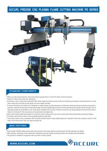 PLASMA FLAME CUTTING MACHINE PS SERIES