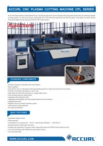 PLASMA CUTTING MACHINE CPL SERIES
