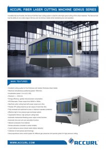 Accurl Fiber Laser Cutting Machine Genius Series