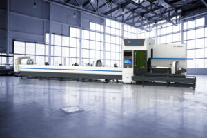 ACCURL 4kw tube laser cutting machine with loading system 3D bevel cutting head