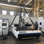 Čína továrna odznak řezací stroj + vyměnitelné vlákno laserové řezačky