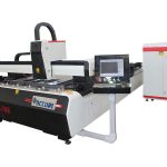 stainless steel square pipe / tube fiber metal laser cutting machine