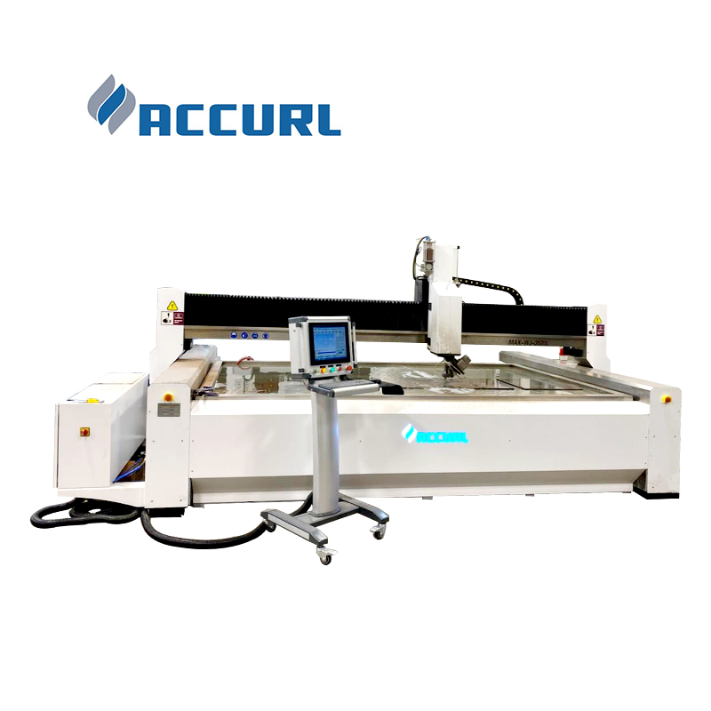 new or used water jet cutting machine for stone glass metal alloy