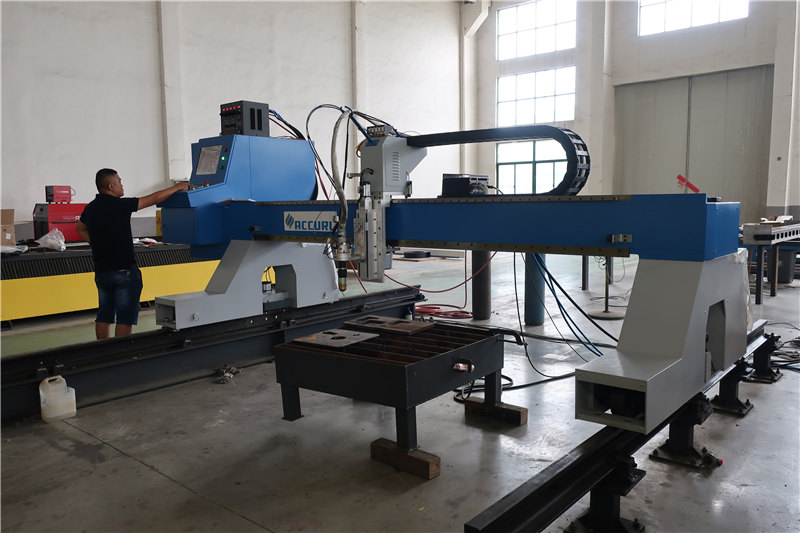 gantry type cantilever cnc plasma and flame oxyfuel cutting machine for sale